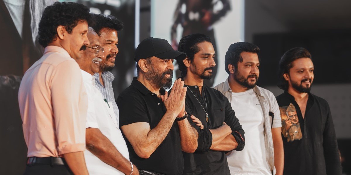 Team Indian 2 in Kochi for promotions