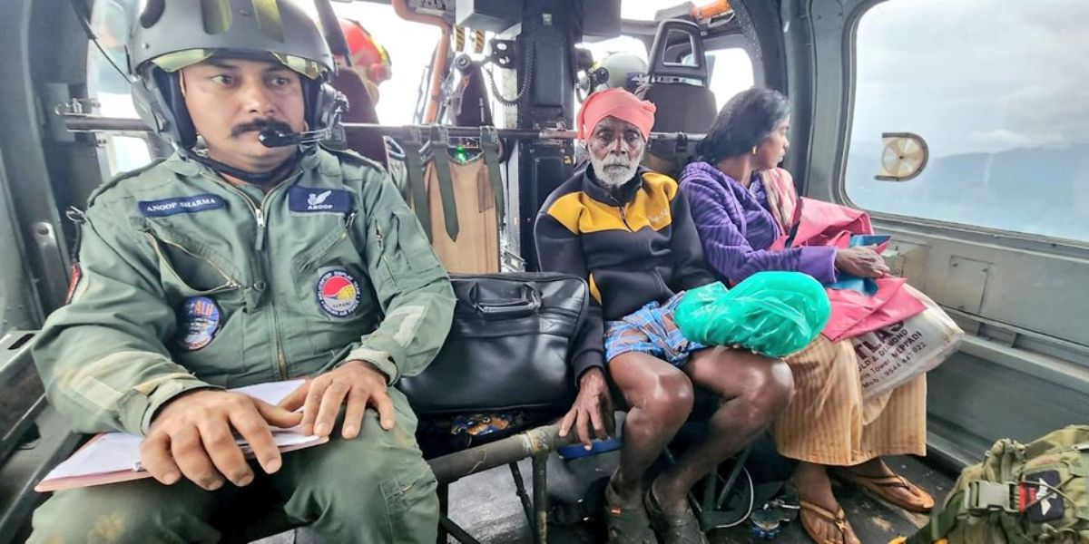 Wayanad landslides and rescue operation