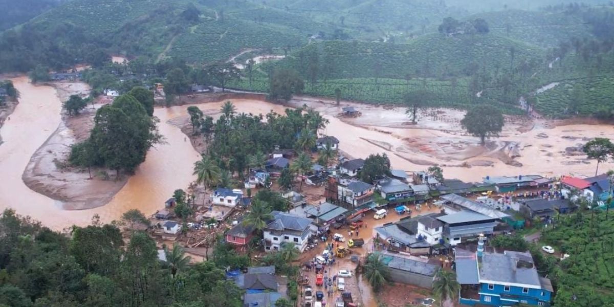 Areas affected by Wayanad landslides