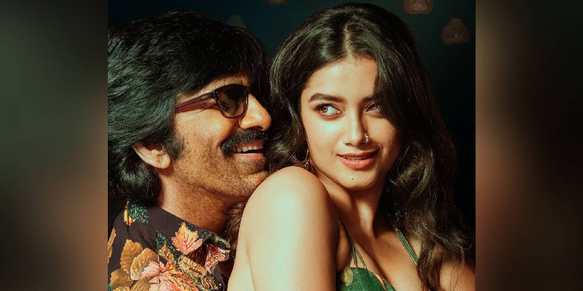 Ravi Teja and Bhagyashri Borse in 'Mr Bachchan' poster. (X)