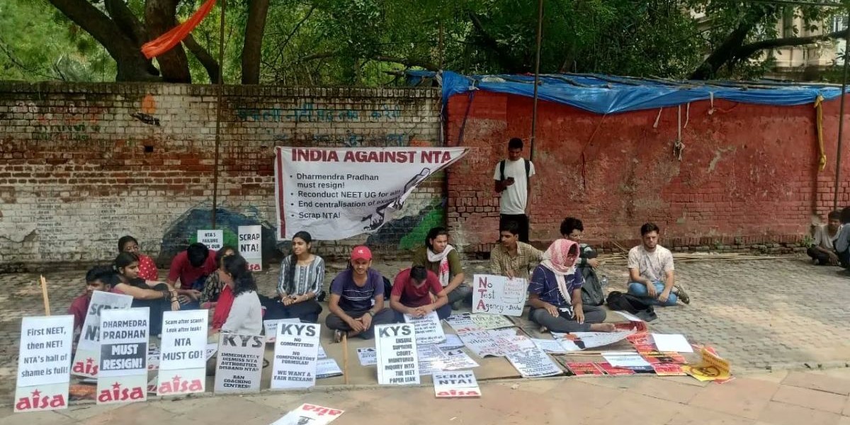 Protest against NEET