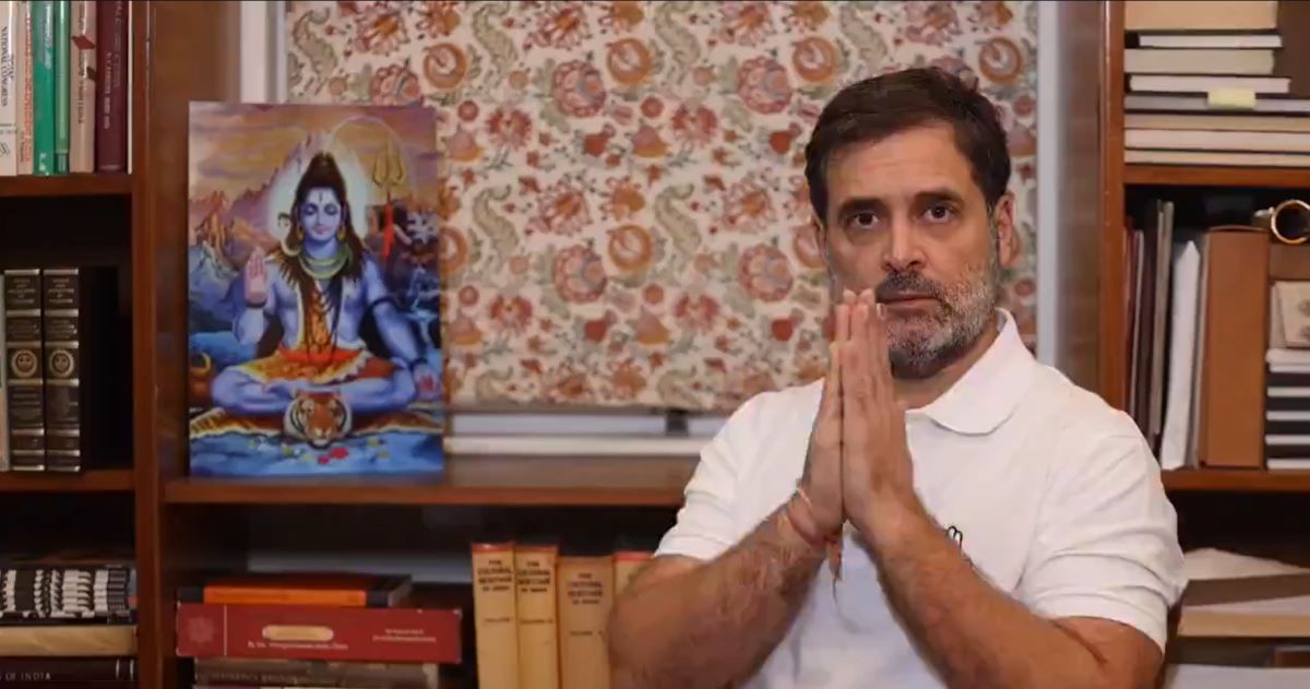 Rahul Gandhi speaking about the Agniveers