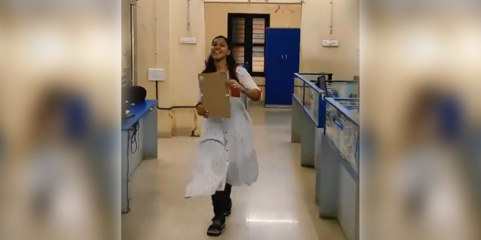 Reel shot in municipality office