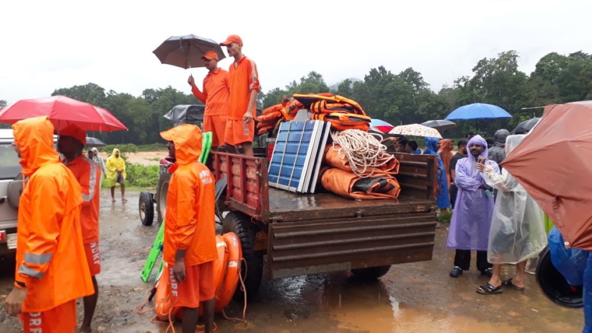 Relief operations at Wayanad landslide