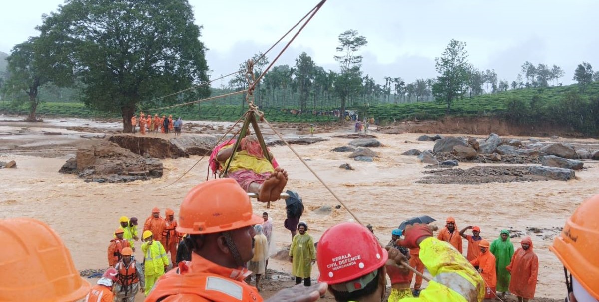 Rescue operations in Wayanad
