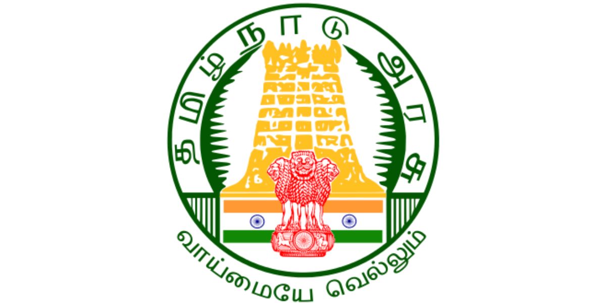 Tamil Nadu government logo.