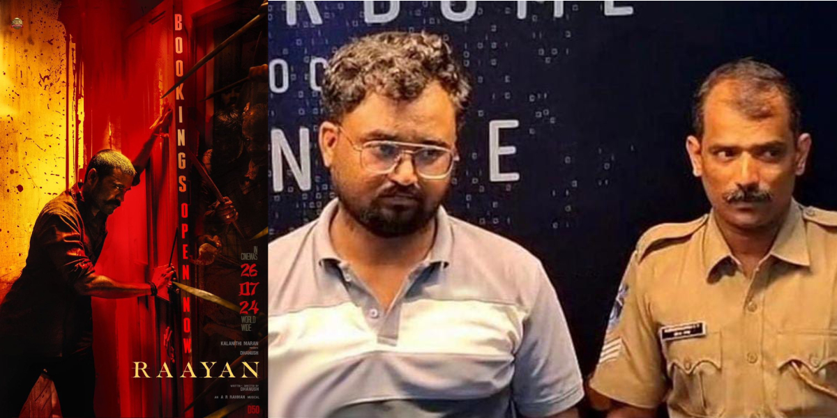 Tamil Rockers admin arrested for filming Dhanush's 'Raayan' in a theatre