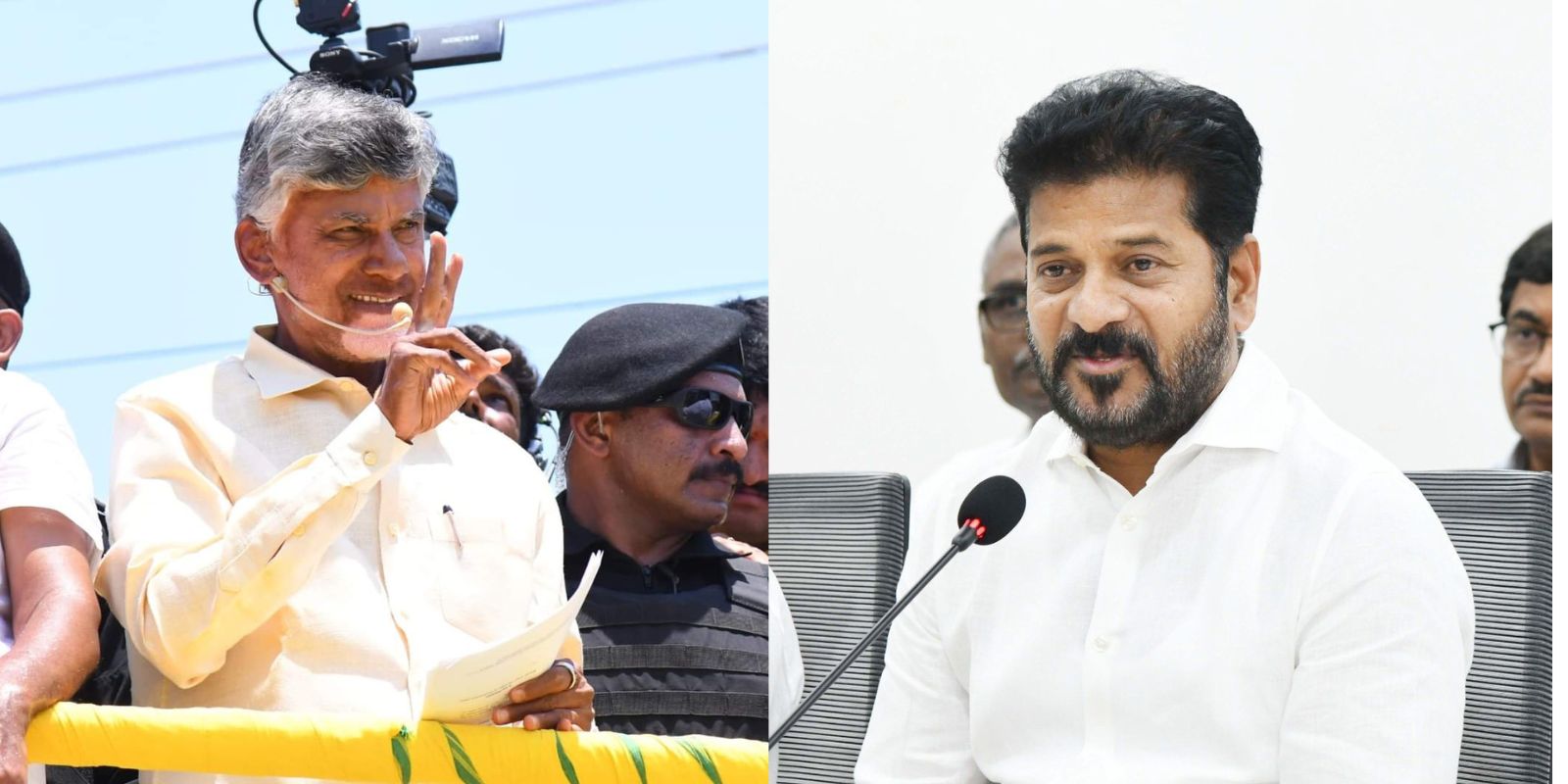 Chandrababu Naidu and Revanth Reddy