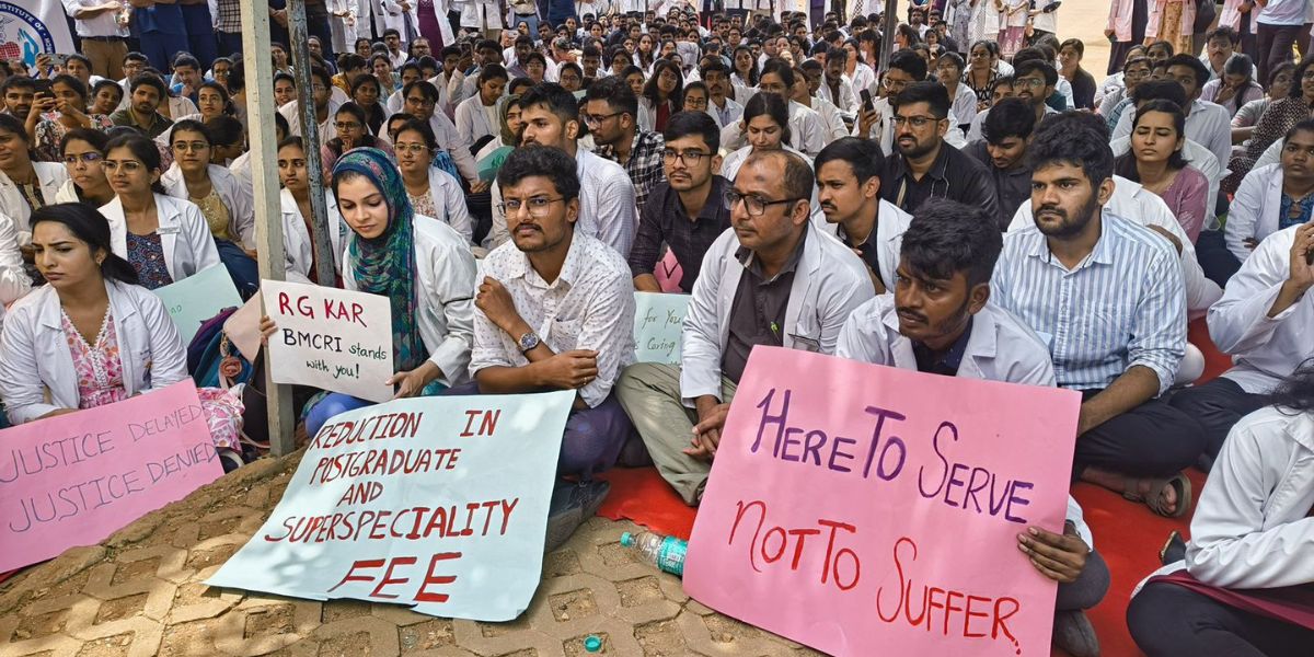 Karnataka resident doctors strike seeking hike in stipend