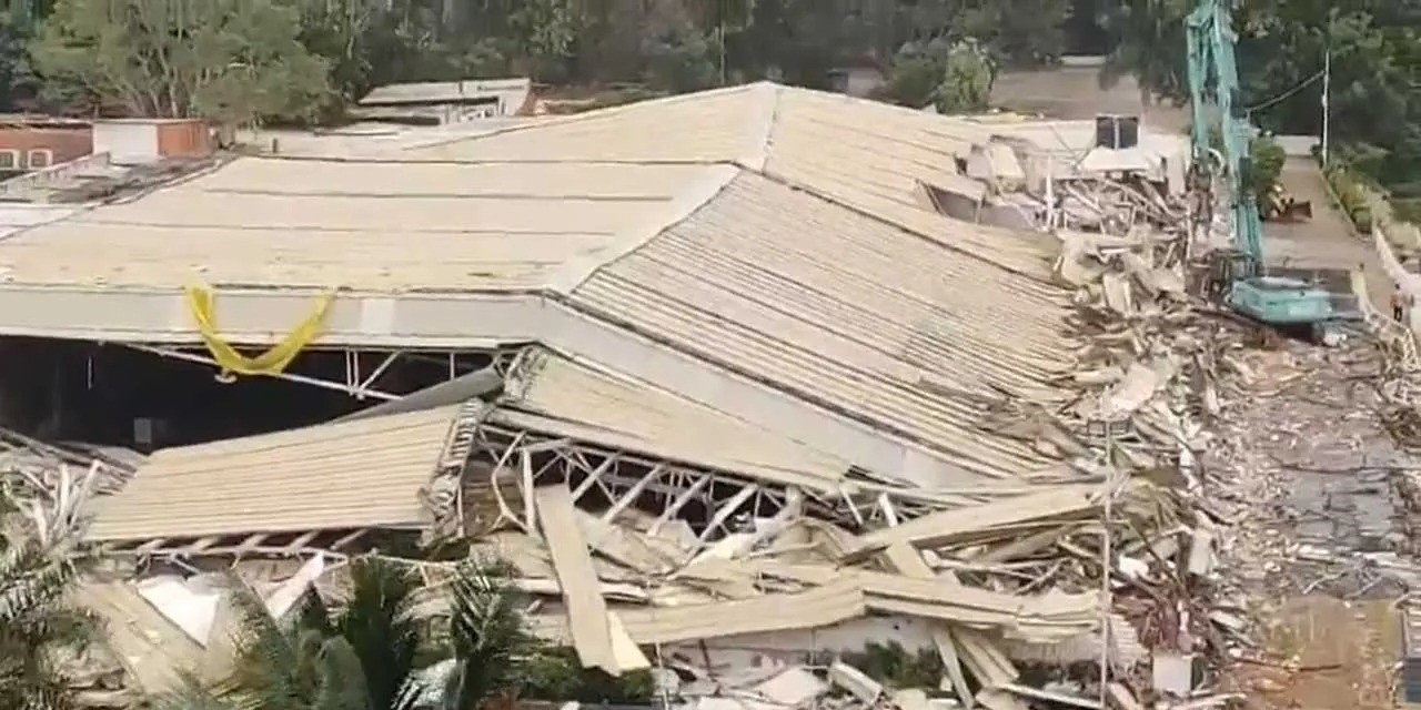 HYDRAA demolished N Convention Centre of Nagarjuna. (Supplied)