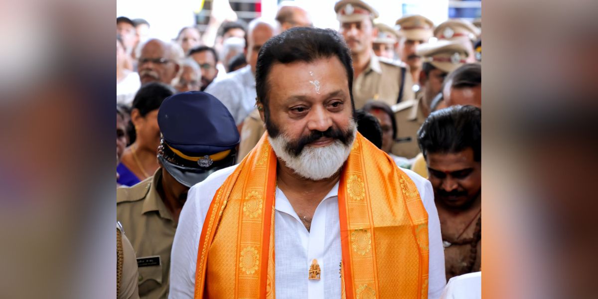 Union Minister of State Suresh Gopi.