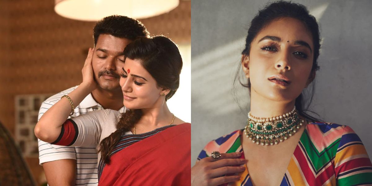 A still from 'Theri', featuring Vijay and Samantha; Keerthy Suresh. (X)