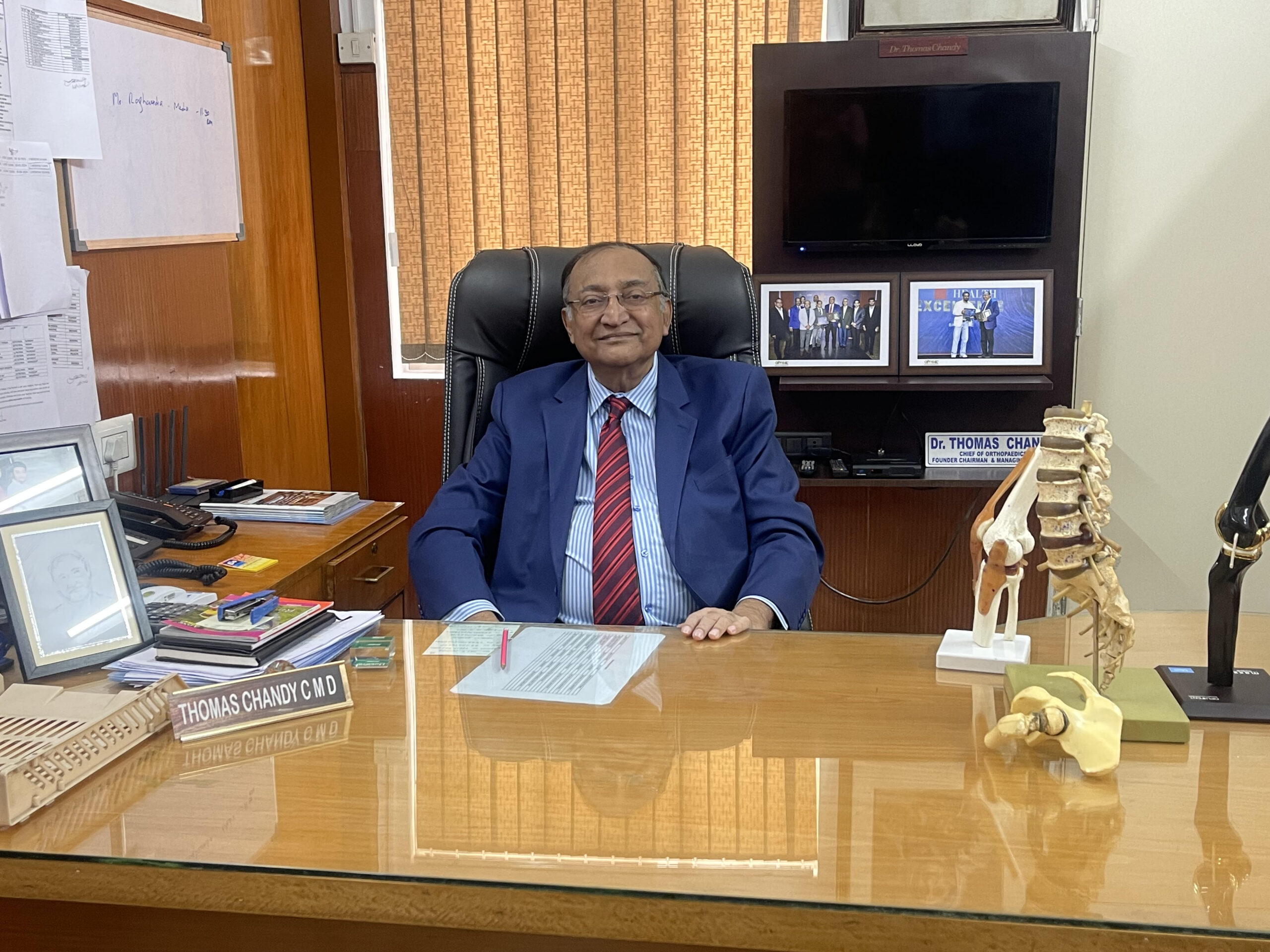 Dr Thomas A Chandy, CMD HOSMAT Hospitals
