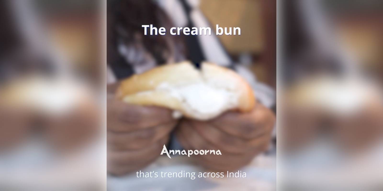 Annapoorna restraunt's cream bun