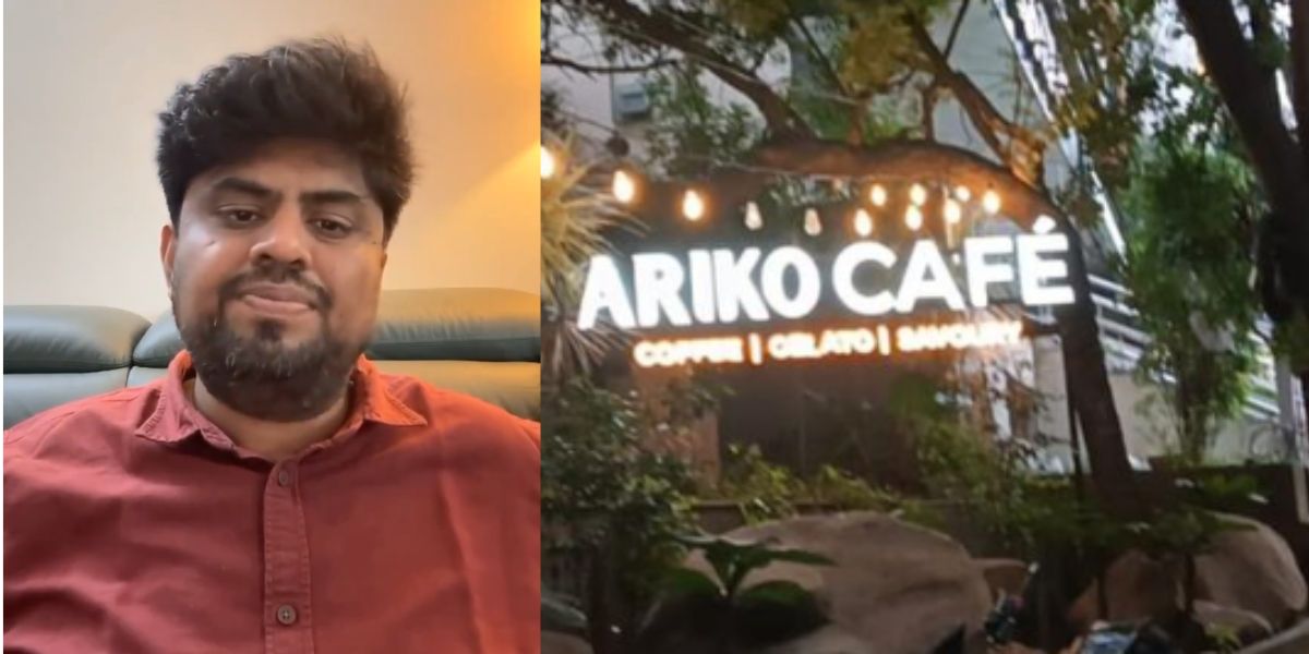 Ariko Cafe and the owner.