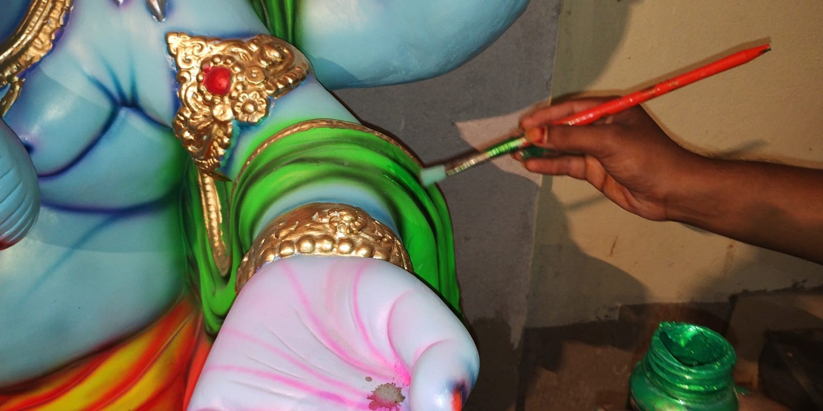 Dhoolpet becomes the epicenter of Ganesha idols as Ganesh Chathurthi draws closer.