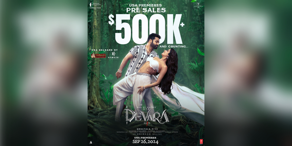 Jr NTR's 'Devara' creates buzz with record pre-sales in USA