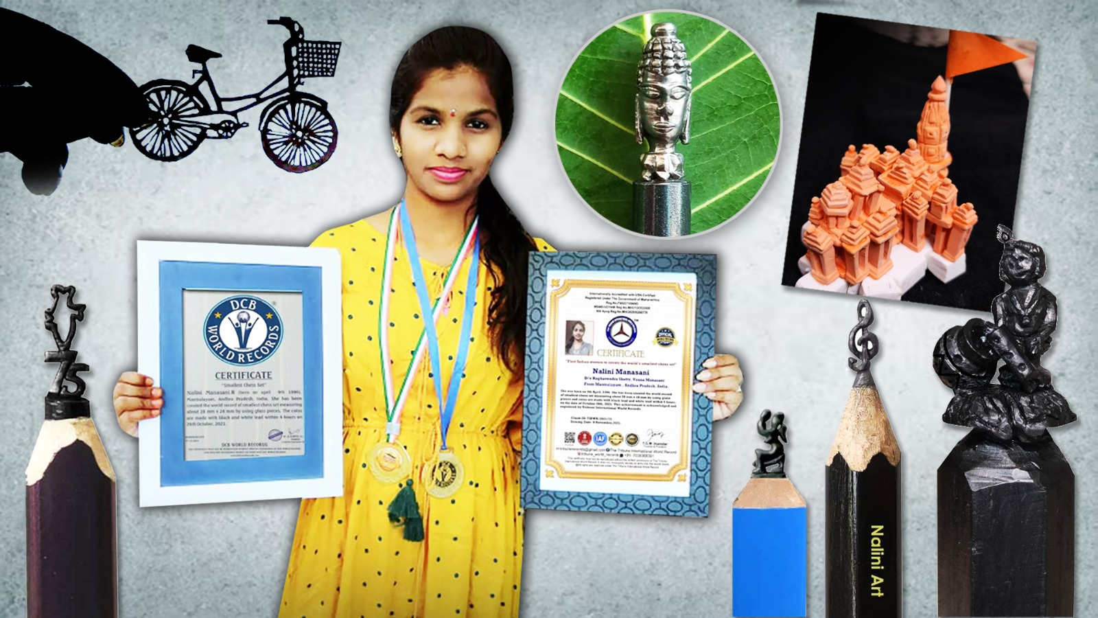 Nalini Manasani crafts success with tiny miniature arts