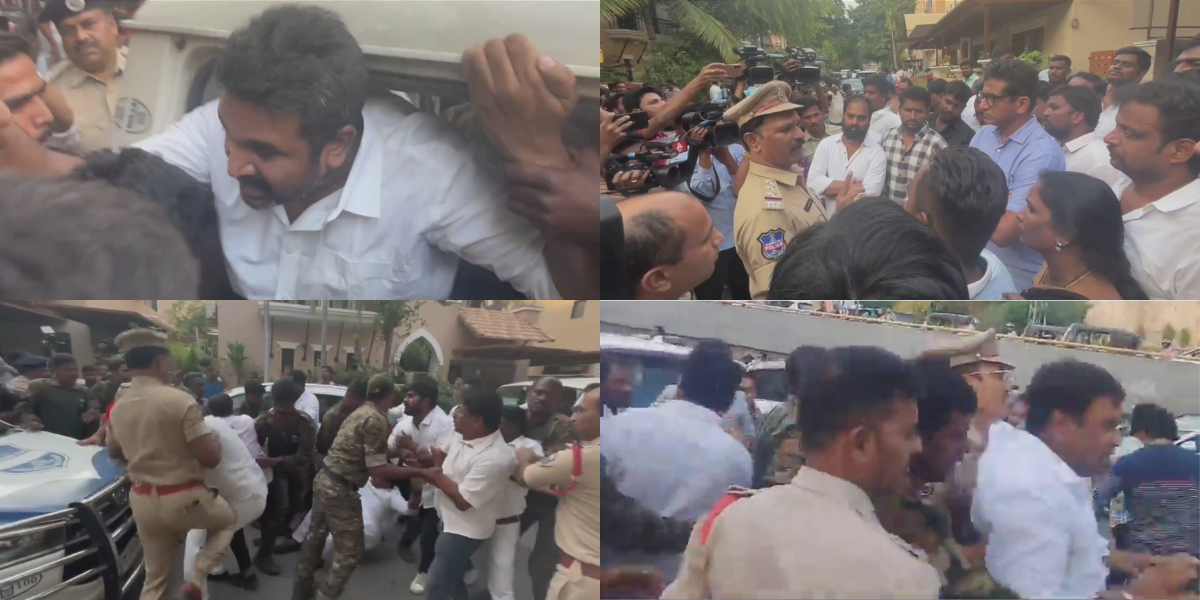 A BRS-Police standoff took shape as tensions escalated following the raid of Raj Pakala's residence in Janwada on 26 October