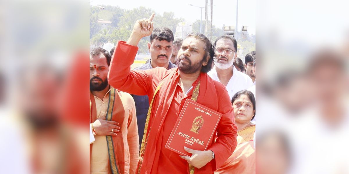 Pawan Kalyan on Sanatana dharma and Tirupati laddu