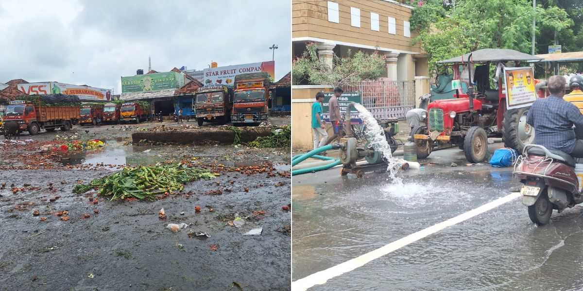 Heavy rains leave Chennai flooded