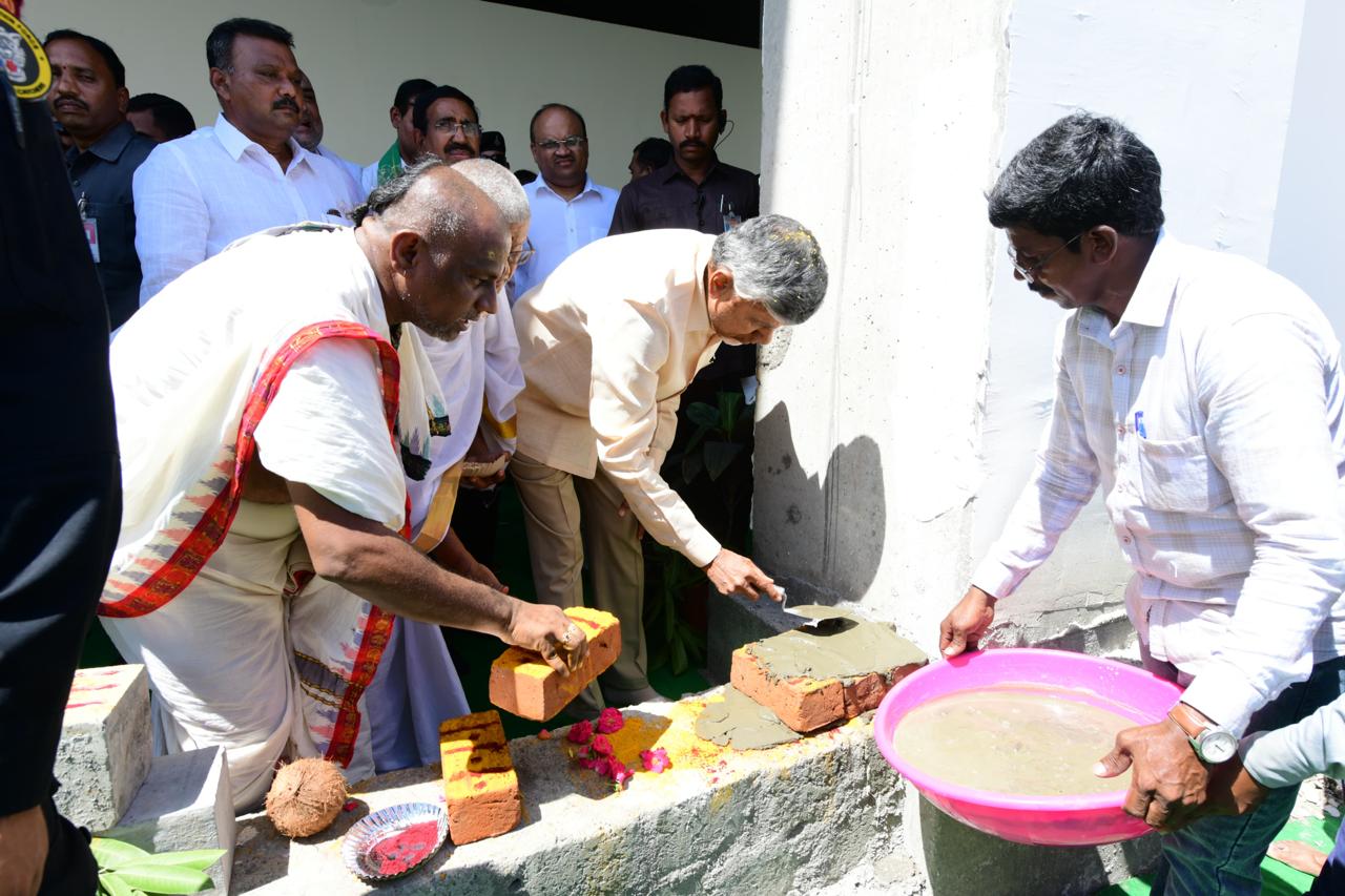 Andhra Pradesh N Chandrababu Naidu resumes the development of Amaravati on Saturday, 19 October. (Supplied)