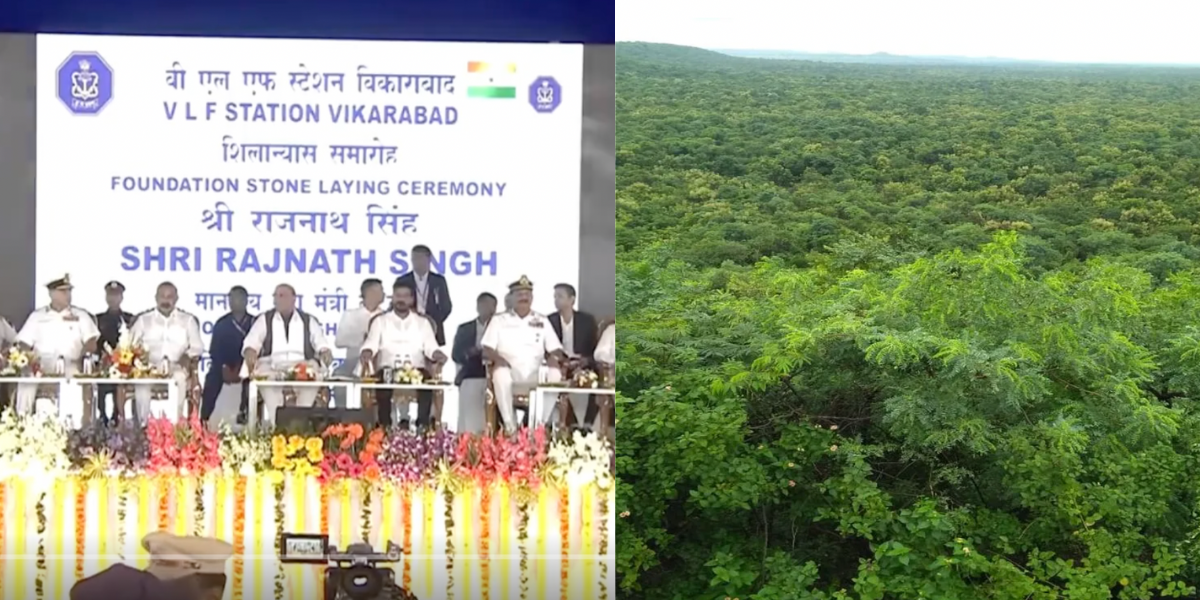VLF station unites a ‘Congress CM’ and ‘BJP Defence minister’ but BRS can’t complain