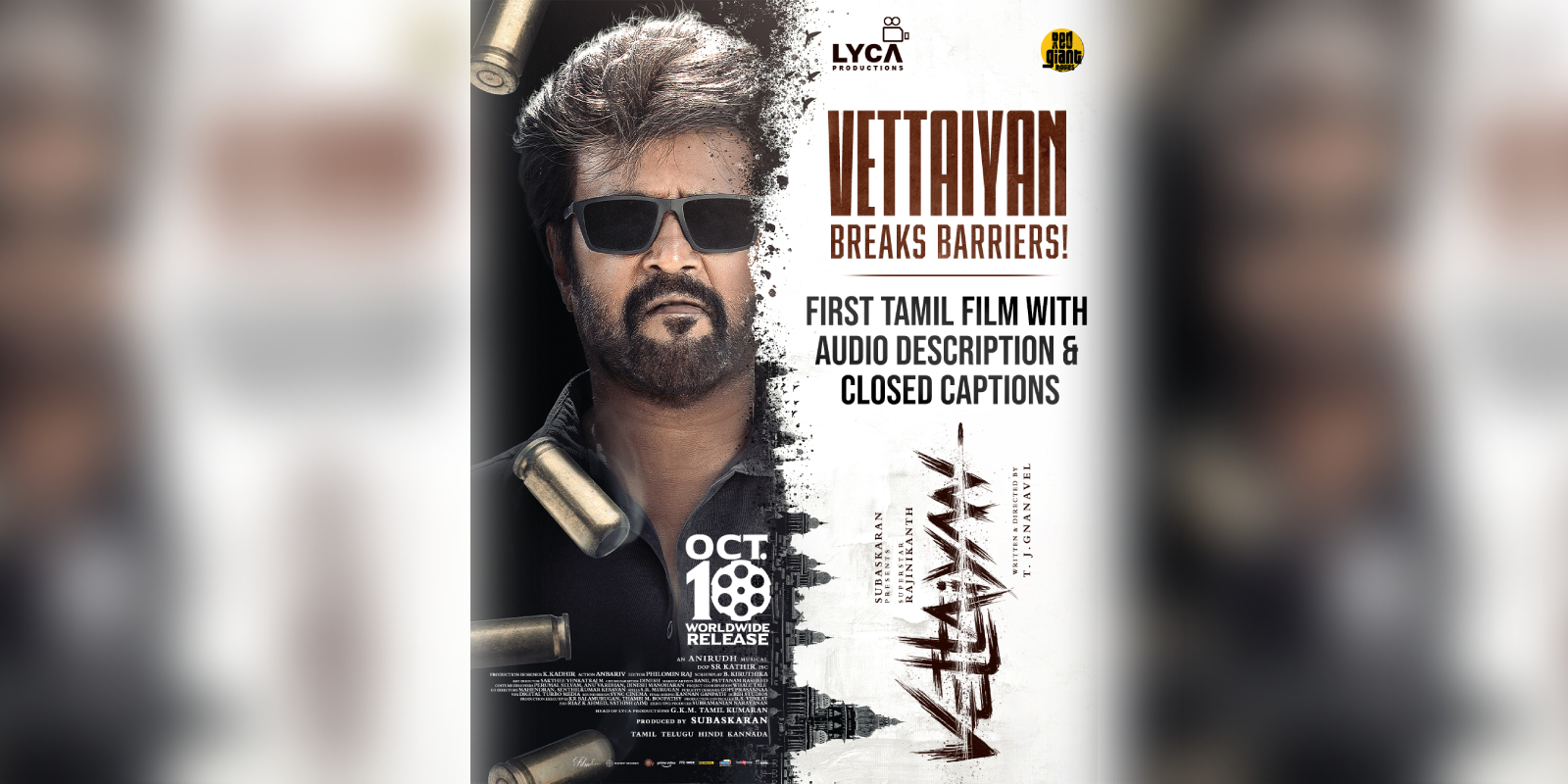 Vettaiyan to release with disability friendly features