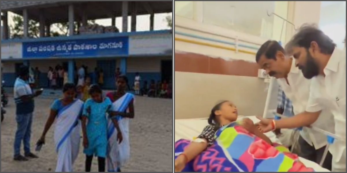 Worm-infested food served to hospitalised students?