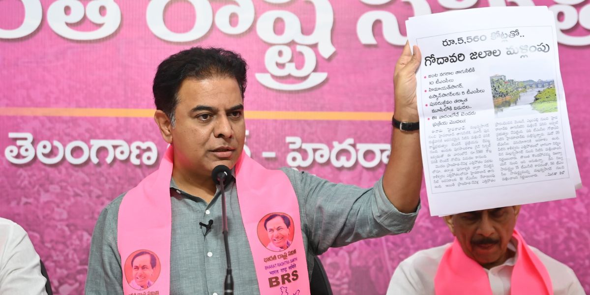 KTR attacks Revanth Reddy over alleged kickbacks and scams