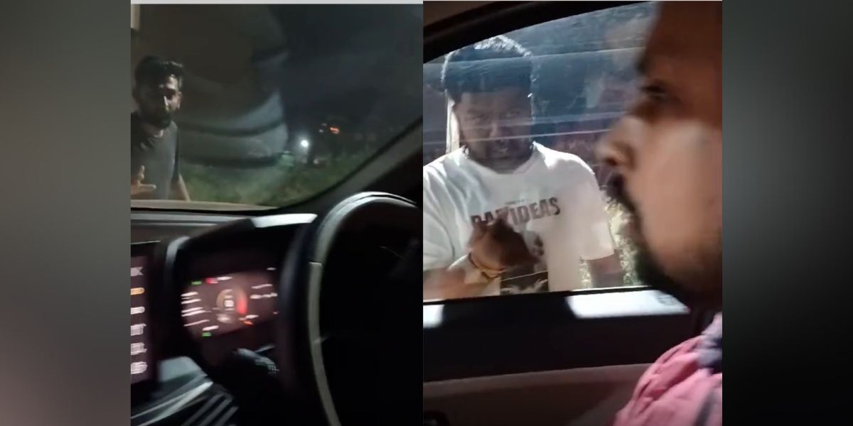 Miscreants threatening Anoop.