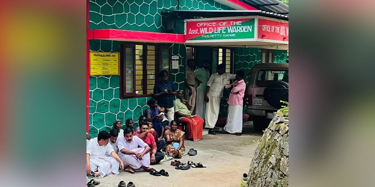 Tholpetty tribal protest