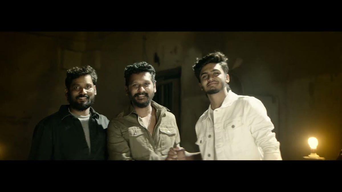 Sai Abhayankkar with Bakkiyaraj Kannan and Lokesh Kanagaraj