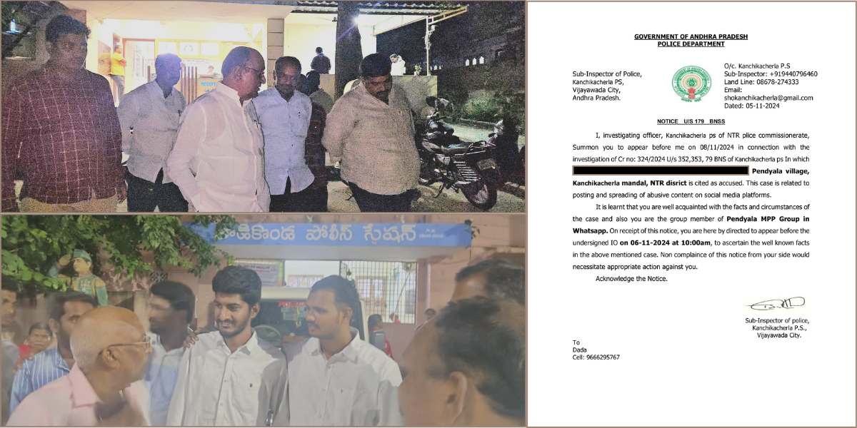 The crackdown on YSRCP's social media sympathizers is becoming a cause for concern in Andhra Pradesh
