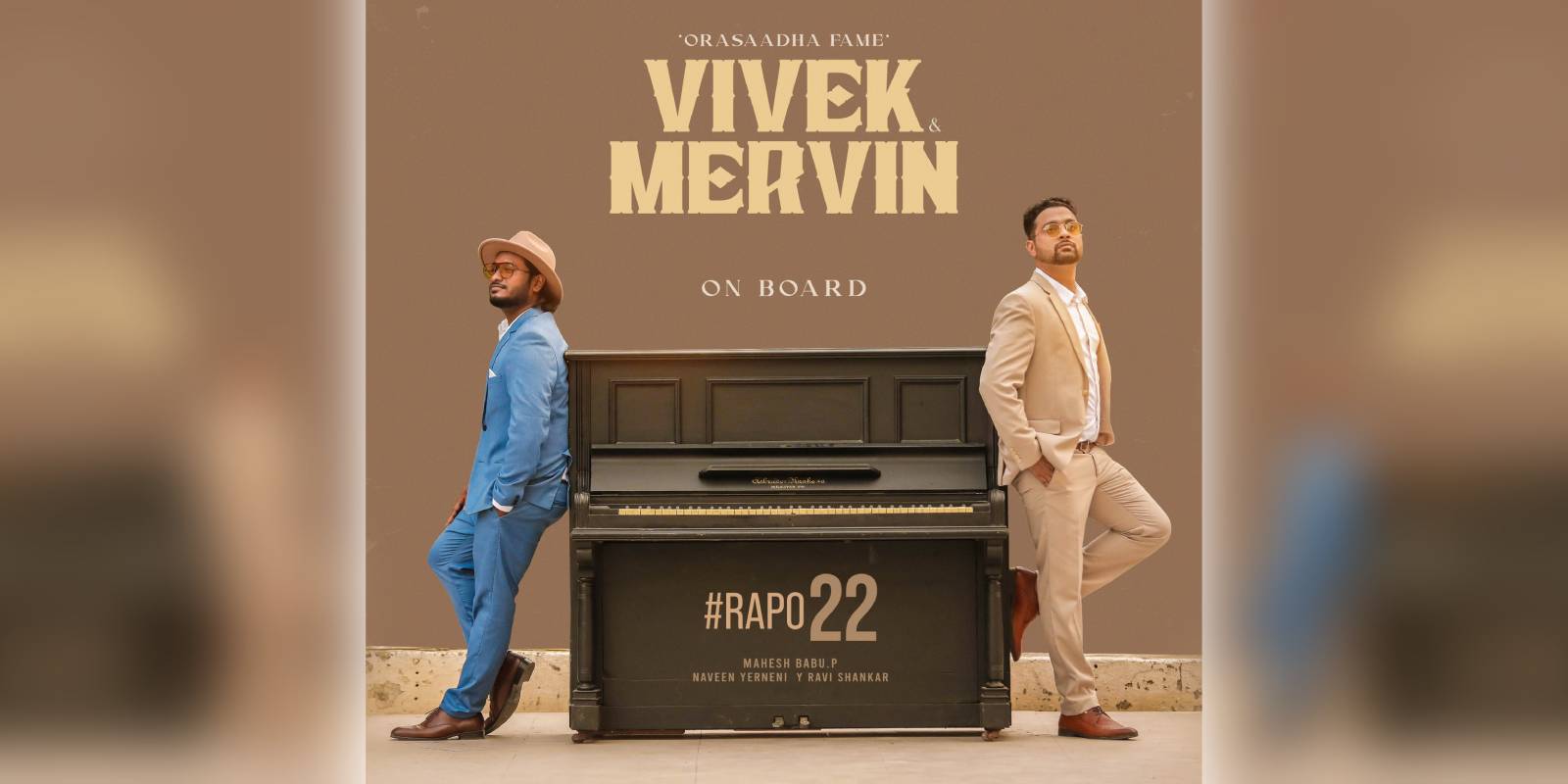 Vivek and Mervin join RAPO22