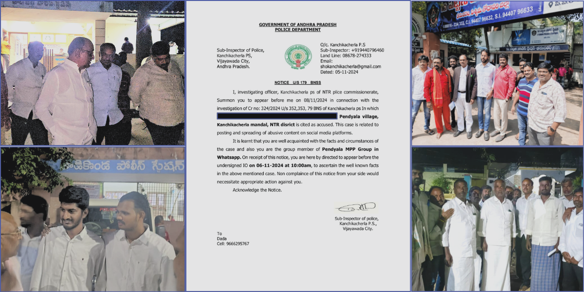 YSRCP social media crackdown