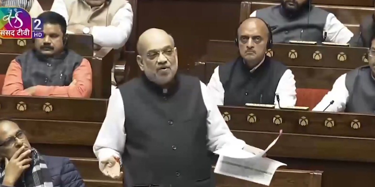 Amit Shah in Parliament