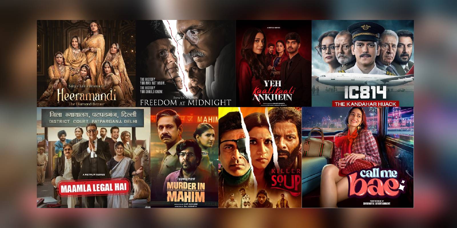 Best of Bollywood web series 2024