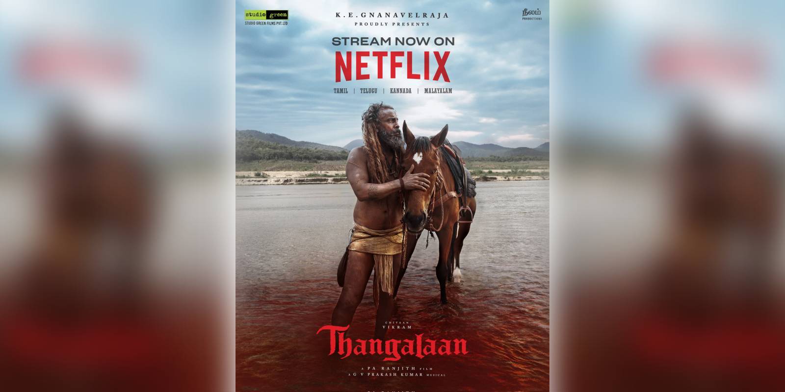 Thangalaan on Netflix