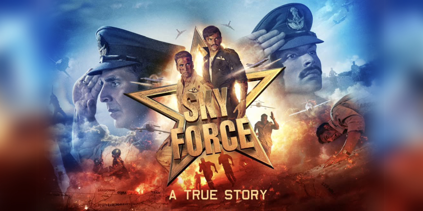 A poster of the film Sky Force