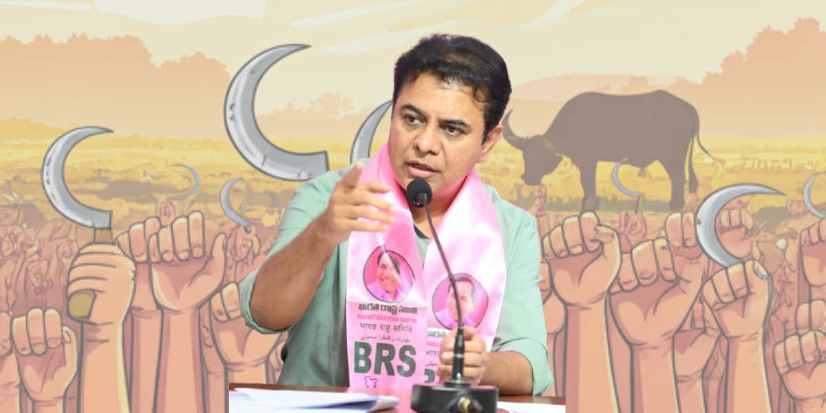 KTR calls for statewide BRS and farmer protest