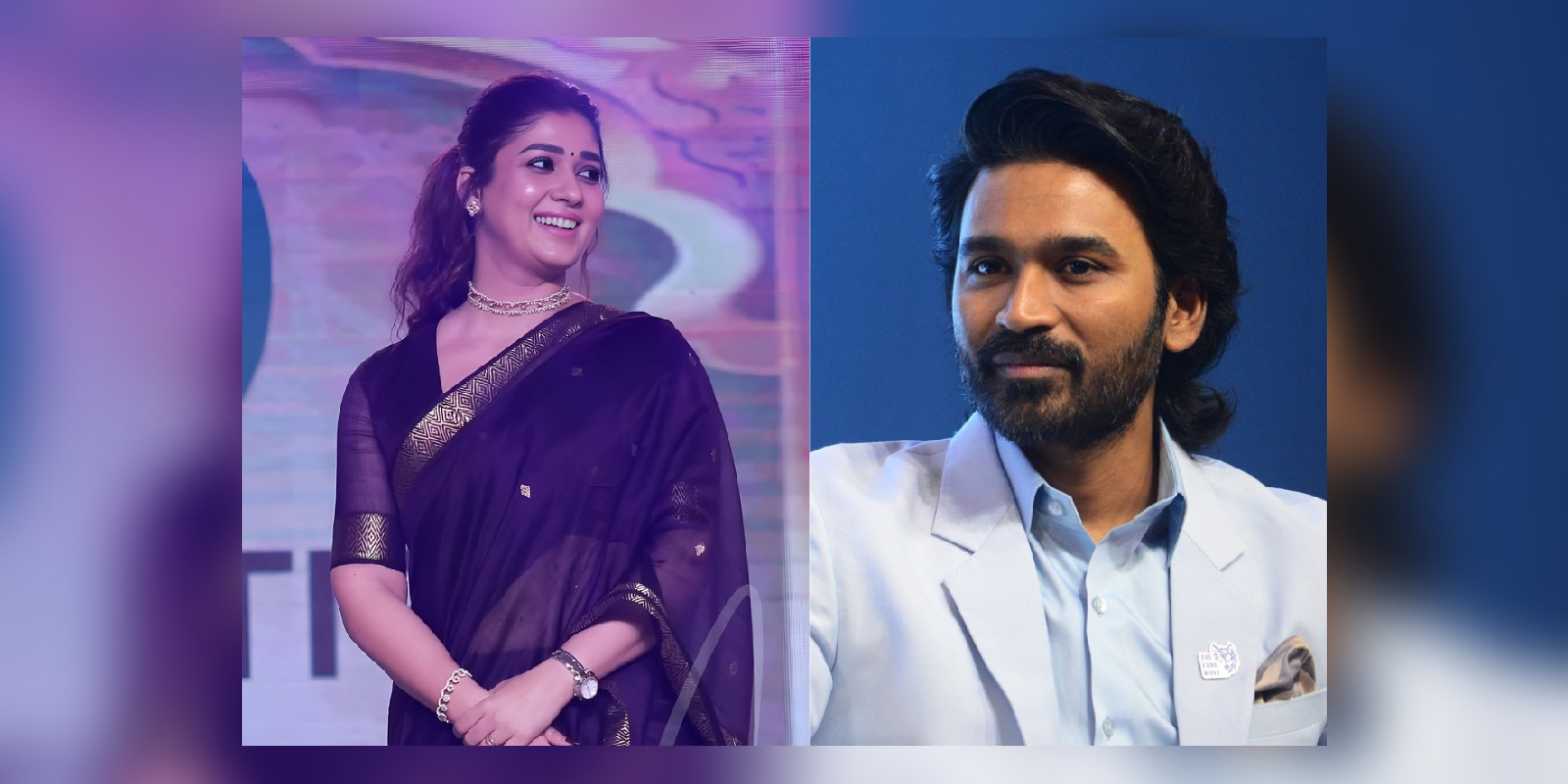 Dhanush and Nayanthara