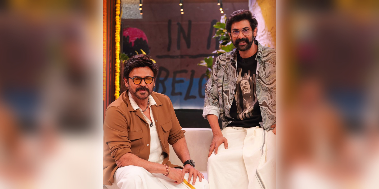 Rana Daggubati and Venkatesh