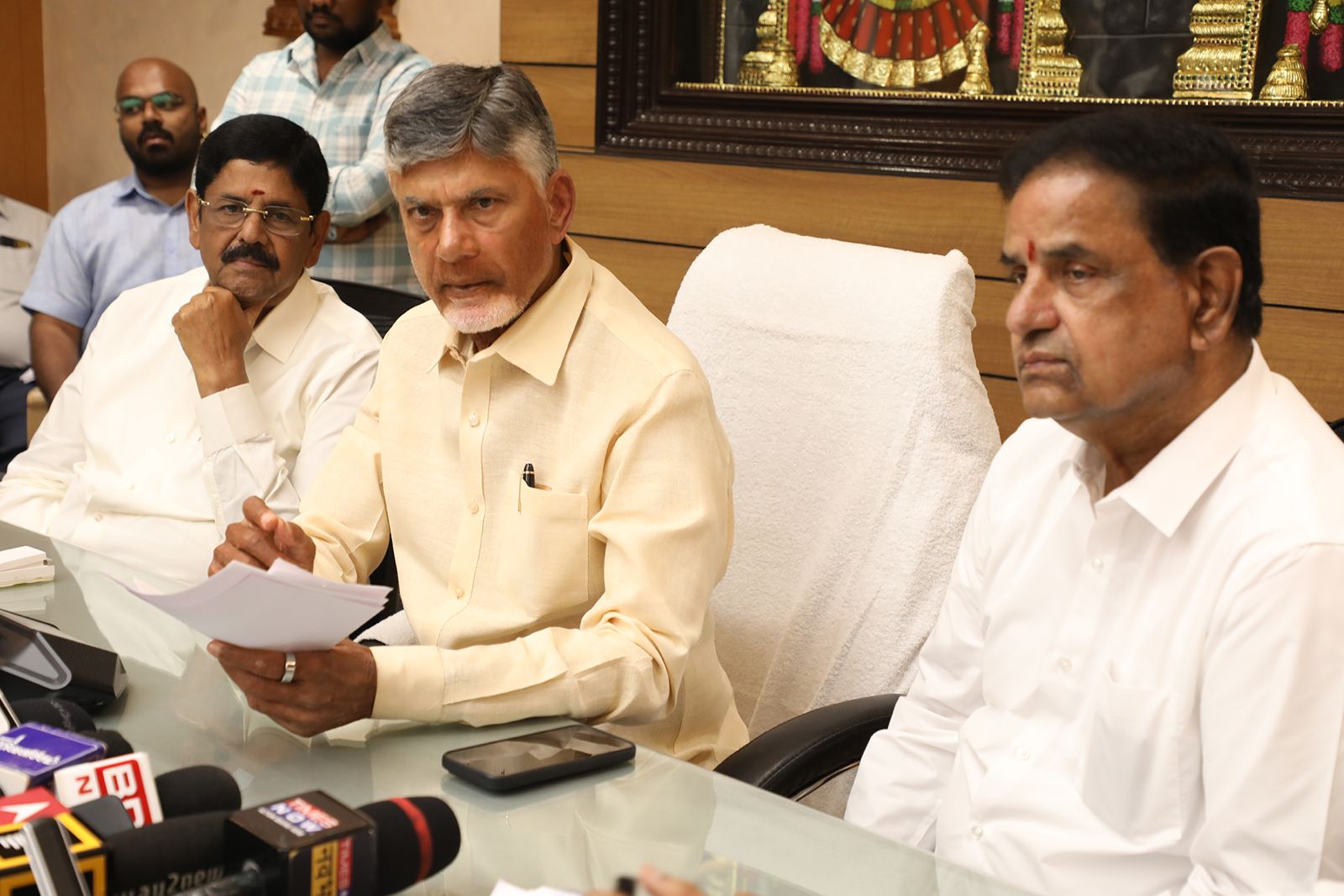 Tirupati stampede : Chief Minister Chandrababu Naidu announces compensation and reforms