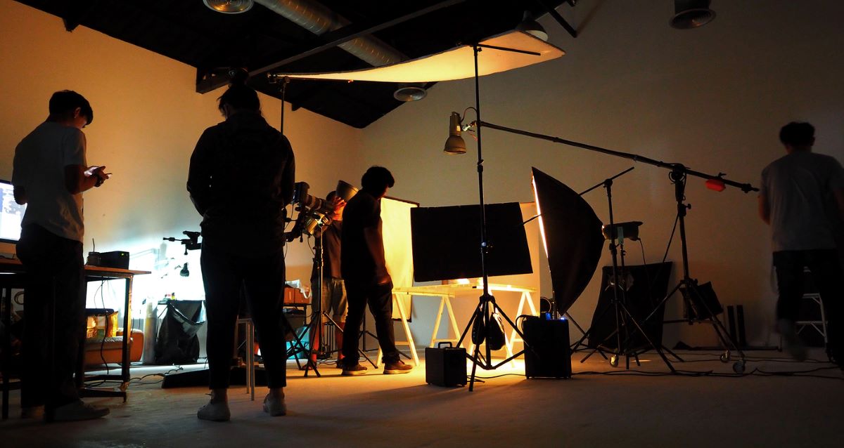 A film set