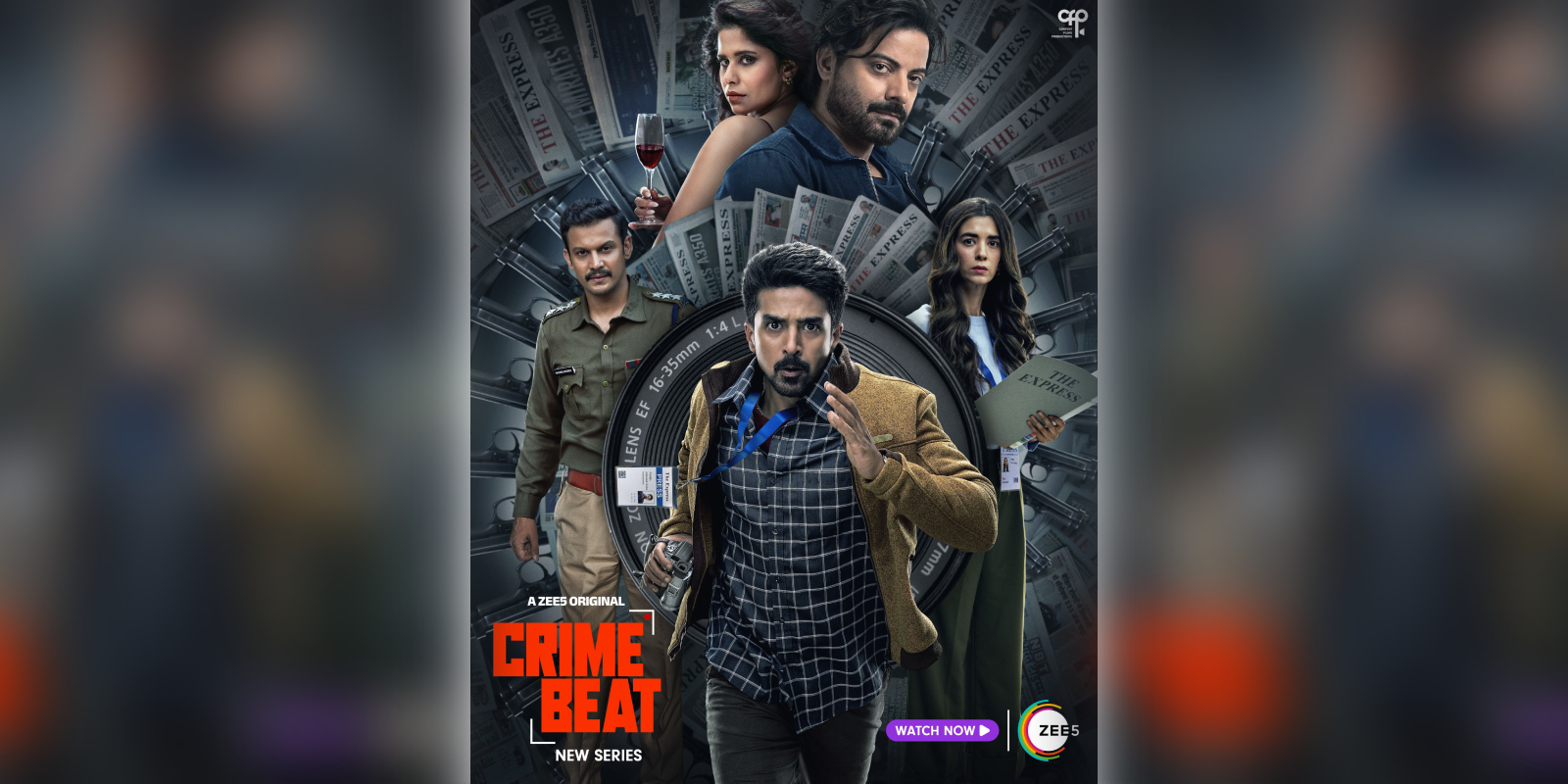 A poster of the series Crime Beat