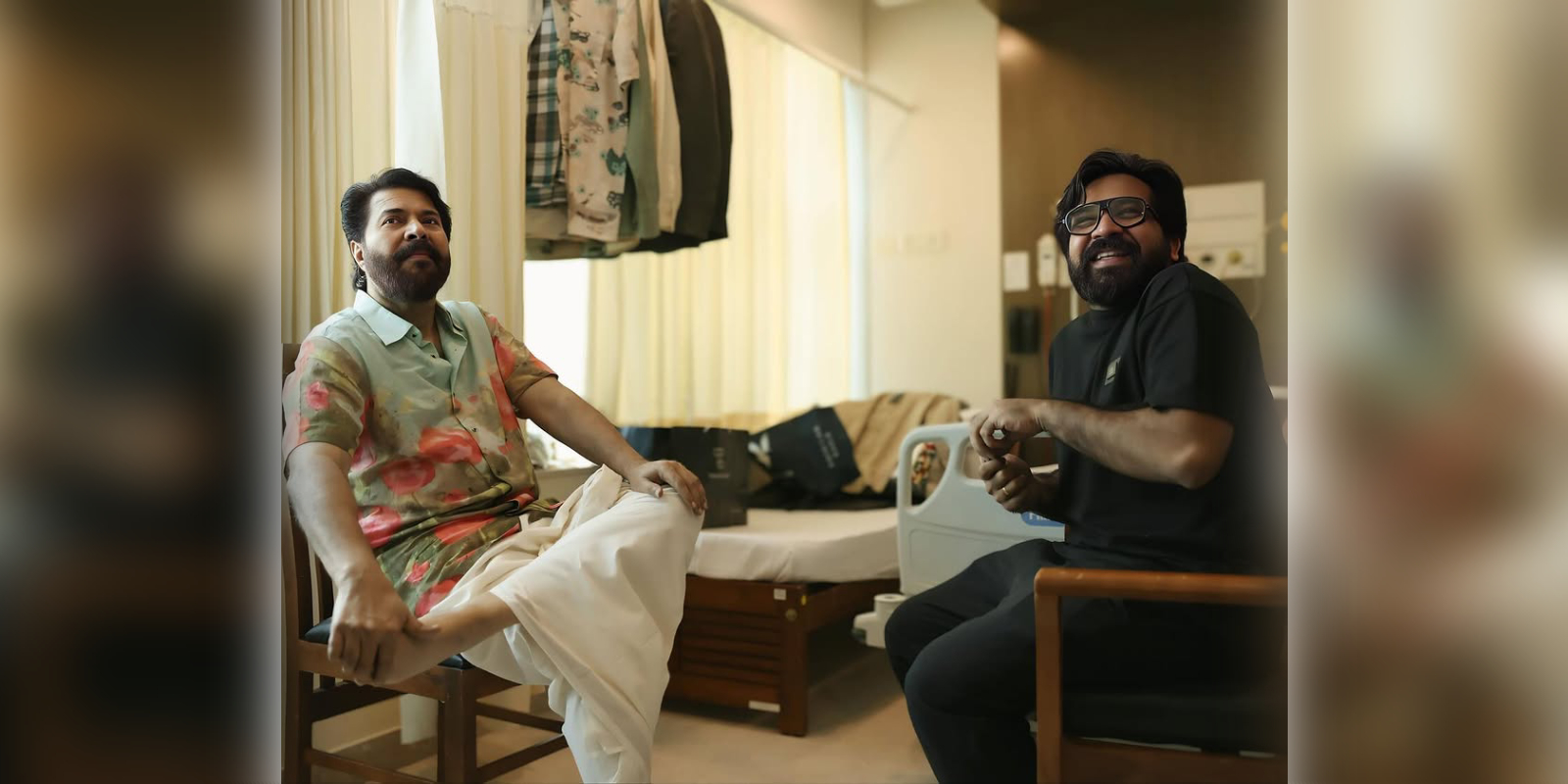 Mammootty with Nithish Sahadev