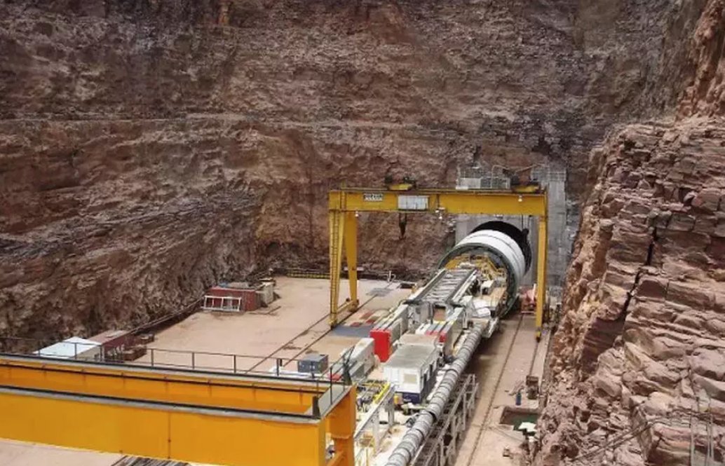 Reports said a part of the tunnel collapsed after supporting rings had caved in.