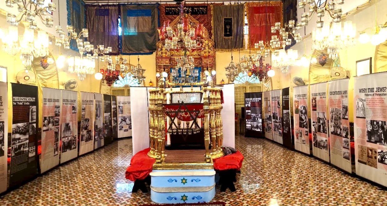 Kadavumbhagam Synagogue, Inside View.