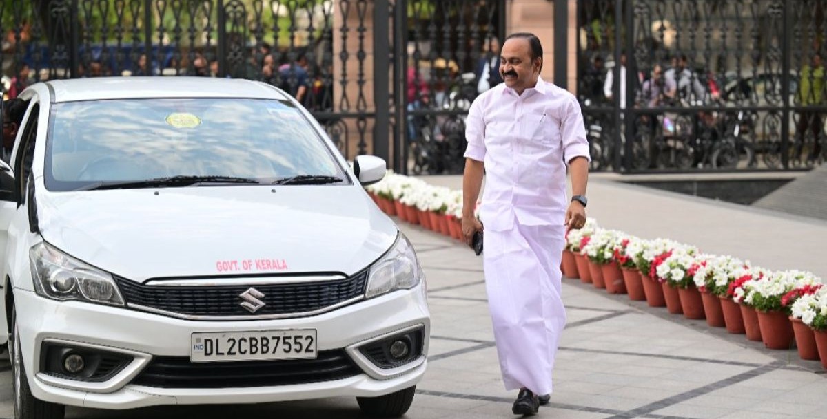 VD Satheesan in Delhi
